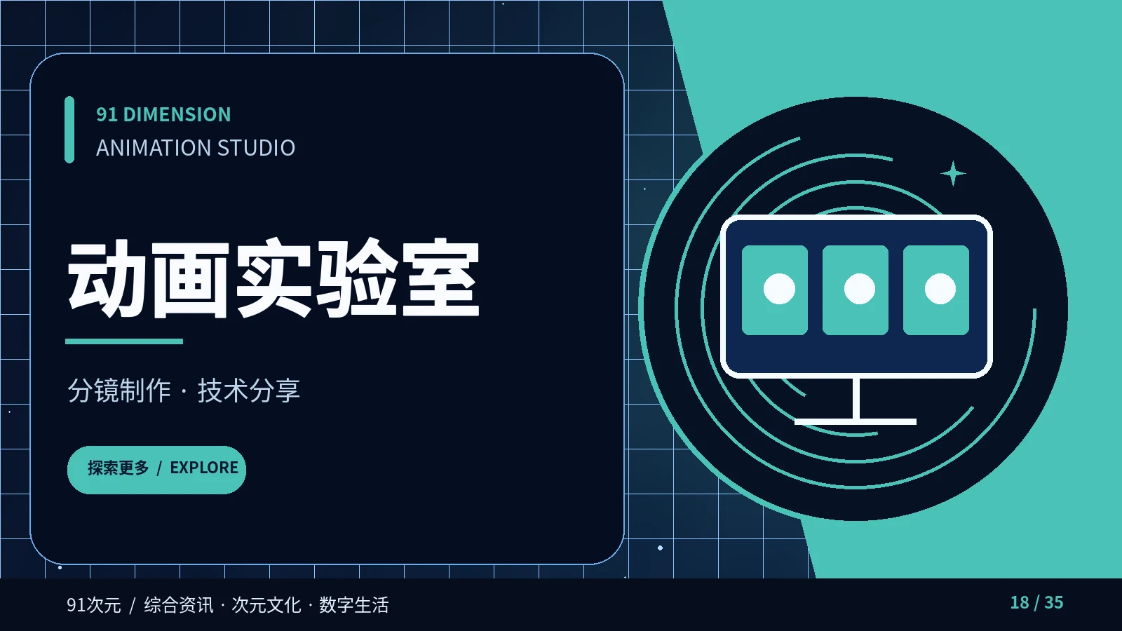 动画实验室专题视觉