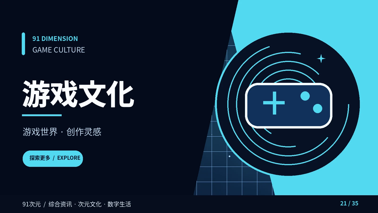 游戏文化专题视觉